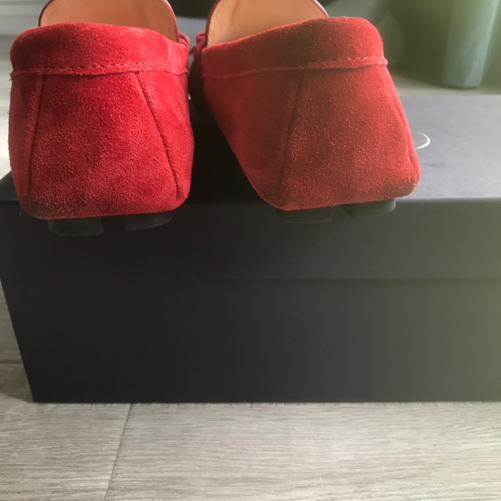 Brick Red Prada Driving Shoe - Loafers - Picture 8 of 12